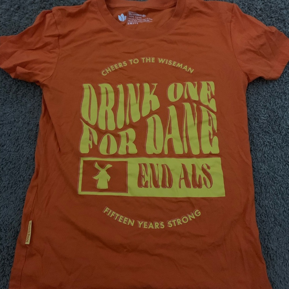 Dutch brothers drink one for Dane tee
